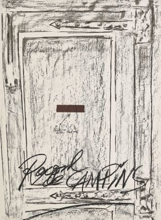 Lithograph Tàpies - Untitled 