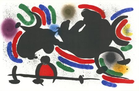Lithograph Miró - Untitled