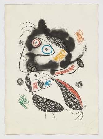 Etching And Aquatint Miró - Untitled