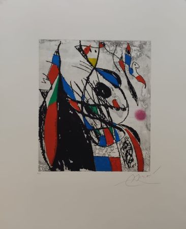 Etching And Aquatint Miró - Untitled
