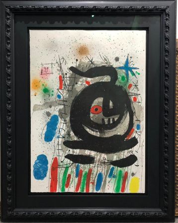Lithograph Miró - Untitled