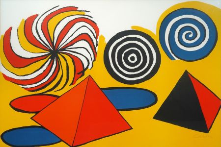 Lithograph Calder - Untitled