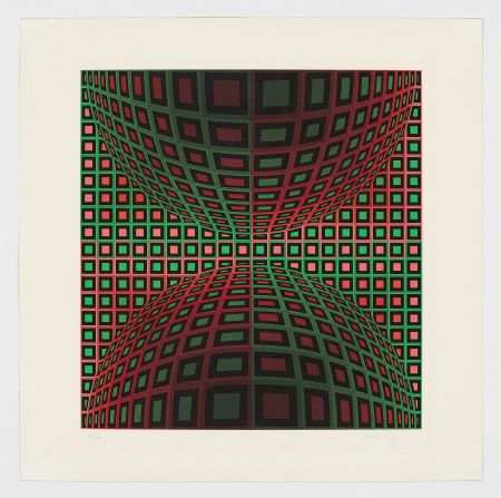 Screenprint Vasarely - Untitled