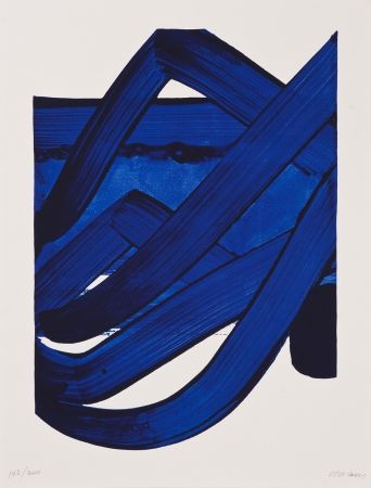Lithograph Soulages - Untitled