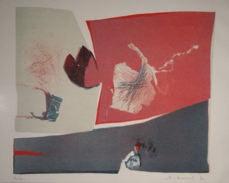 Lithograph Evrard - Untitled