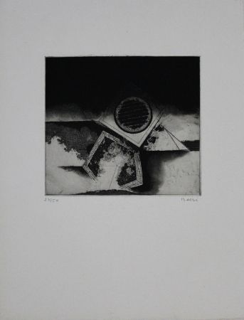 Etching And Aquatint Beeri - Untitled