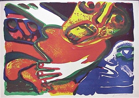 Lithograph Lindstrom - Untitled