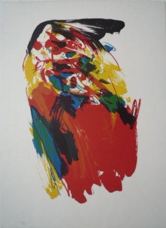 Lithograph Jorn - Untitled