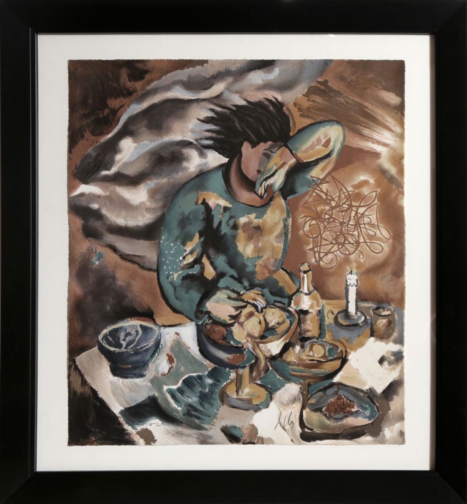 Lithograph Chia - Untitled - Dinner Table