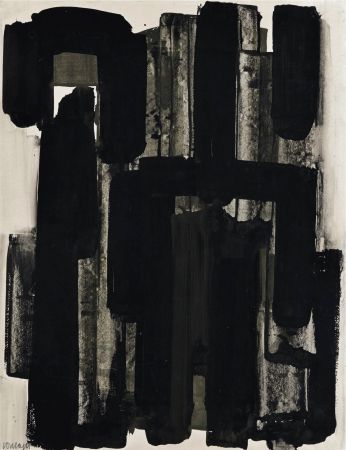 No Technical Soulages - Untitled 1957 