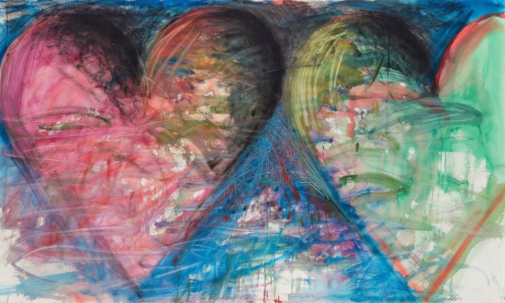 No Technical Dine - Untitled 1981 is a Watercolour and Acrylic painting by Jim Dine