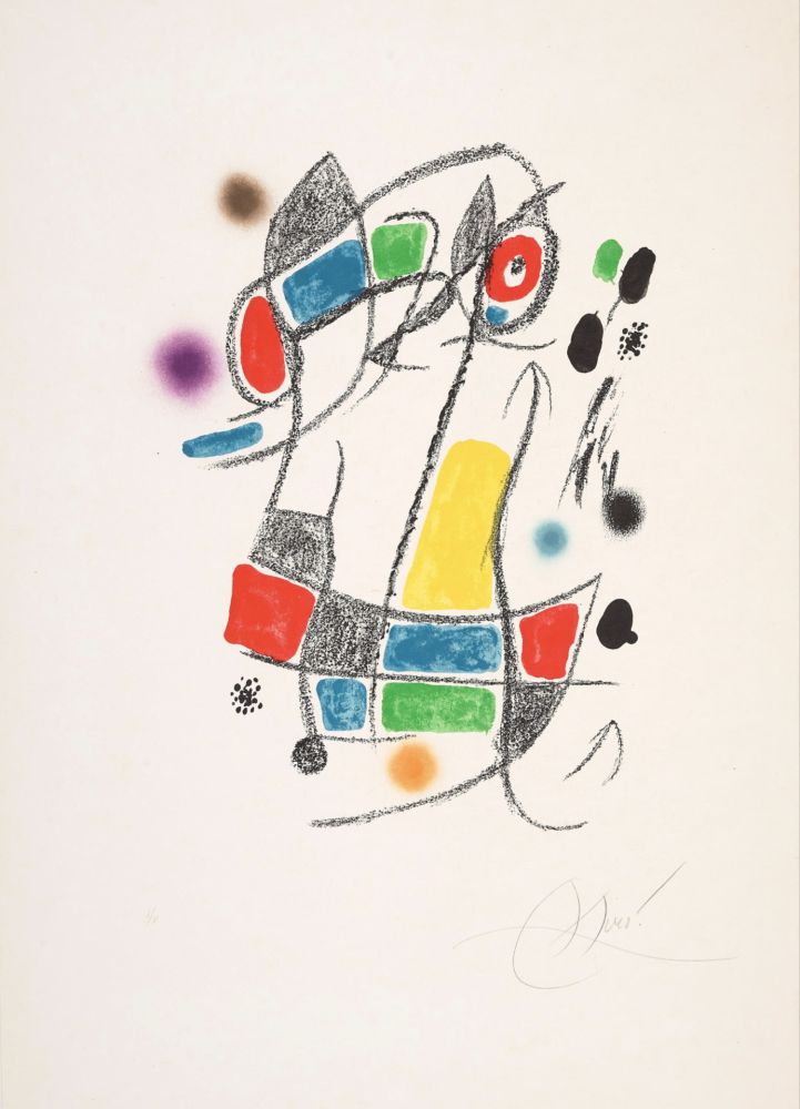 Lithograph Miró - Untitled 3 from Maravillas con variaciones acrósticas