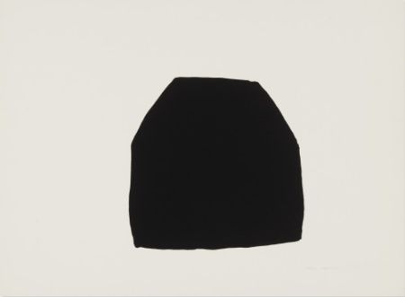Lithograph Shapiro - Untitled (Black)
