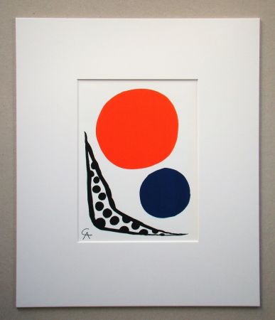 Lithograph Calder - Untitled composition