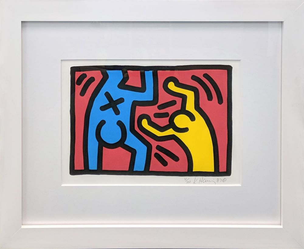Lithograph Haring - UNTITLED (D)