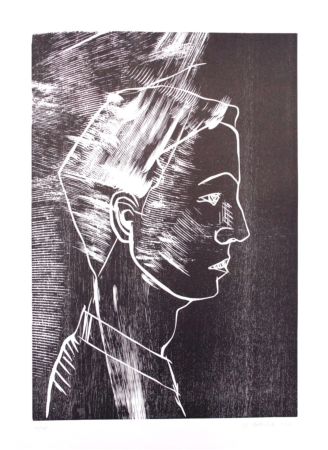 Woodcut Balkenhol - Untitled (Etched Silence)