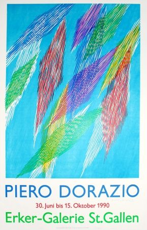 Lithograph Dorazio - Untitled (Exhibition poster)