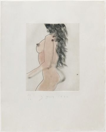 Etching And Aquatint Dine - UNTITLED (FROM EIGHT LITTLE NUDES)