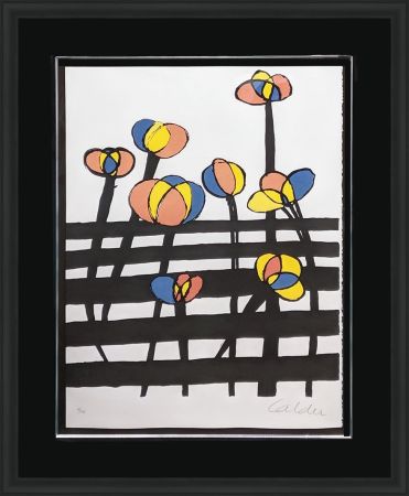 Lithograph Calder - UNTITLED (FROM MAGIE EOLIENNE PORTFOLIO)