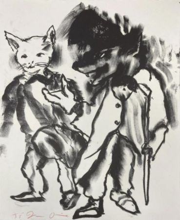 Lithograph Dine - Untitled from Pinocchio Suite