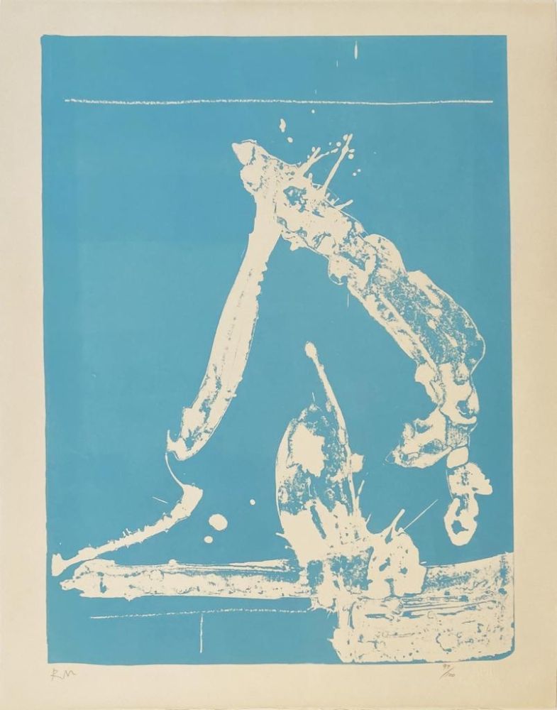 Lithograph Motherwell - Untitled from Portfolio 9