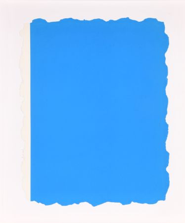 Aquatint Flavin - Untitled, from Sequences - Blue