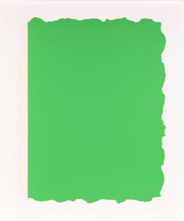 Aquatint Flavin - Untitled, from Sequences - Green