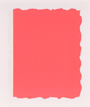 Aquatint Flavin - Untitled, from Sequences - Pink