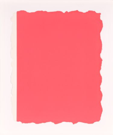 Aquatint Flavin - Untitled, from Sequences - Pink