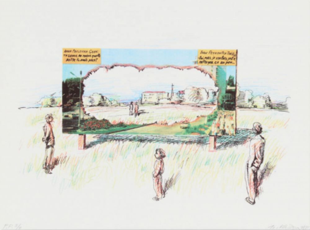 Screenprint Kabakov - Untitled (From The Edge of Awareness)