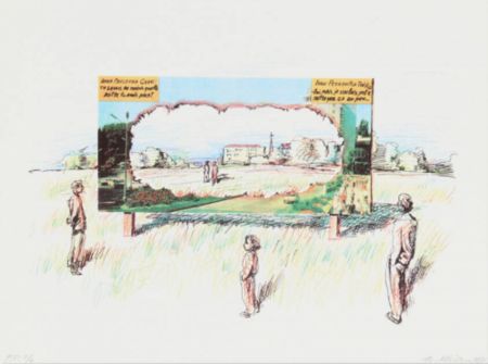 Screenprint Kabakov - Untitled (From The Edge of Awareness)