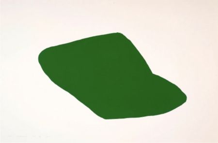 Lithograph Shapiro - Untitled (Green)
