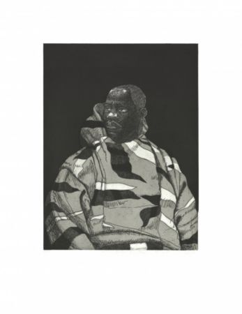 Etching And Aquatint Marshall - Untitled (Handsome Young Man)