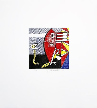 Etching Lichtenstein - Untitled I