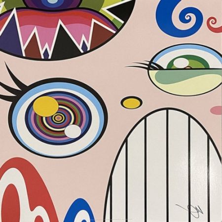 Lithograph Murakami - Untitled I from We Are the Square Jocular Clan