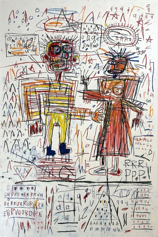 Screenprint Basquiat - Untitled III from The Figure Portfolio