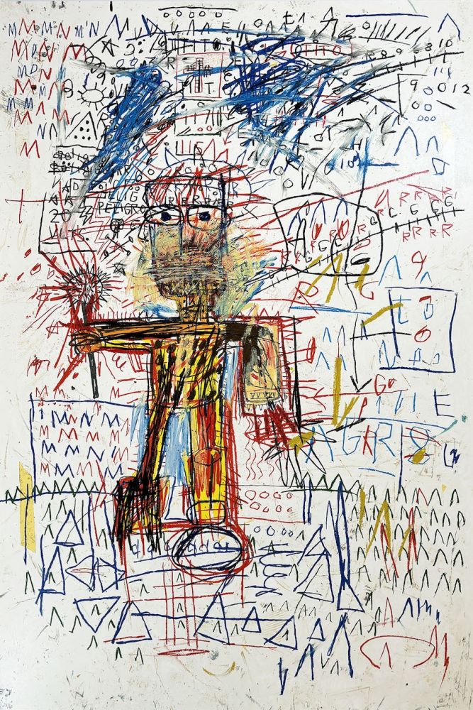 Screenprint Basquiat - Untitled IV from The Figure Portfolio