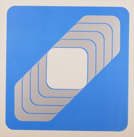 Screenprint Lenk - Untitled (Opt Art), 1967