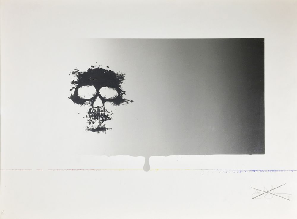 Screenprint Johns - Untitled (Skull)