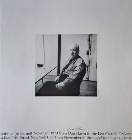 Lithograph Flavin - 
