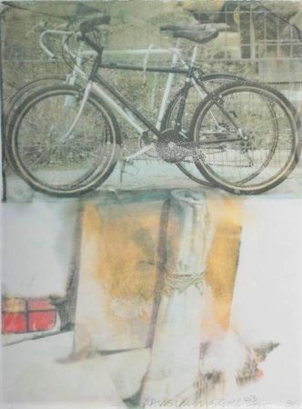 Screenprint Rauschenberg - Untitled (Two Bicycles)