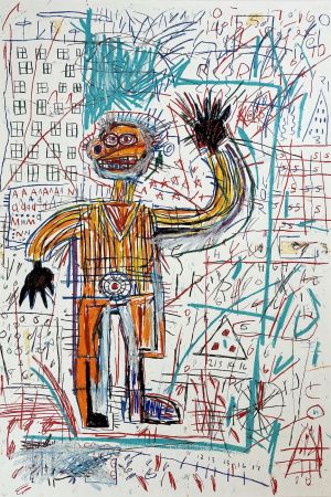Screenprint Basquiat - Untitled V from The Figure Portfolio