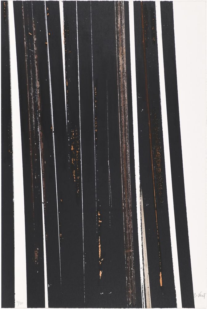 Screenprint Venet - Untitled X (Lignes droites)