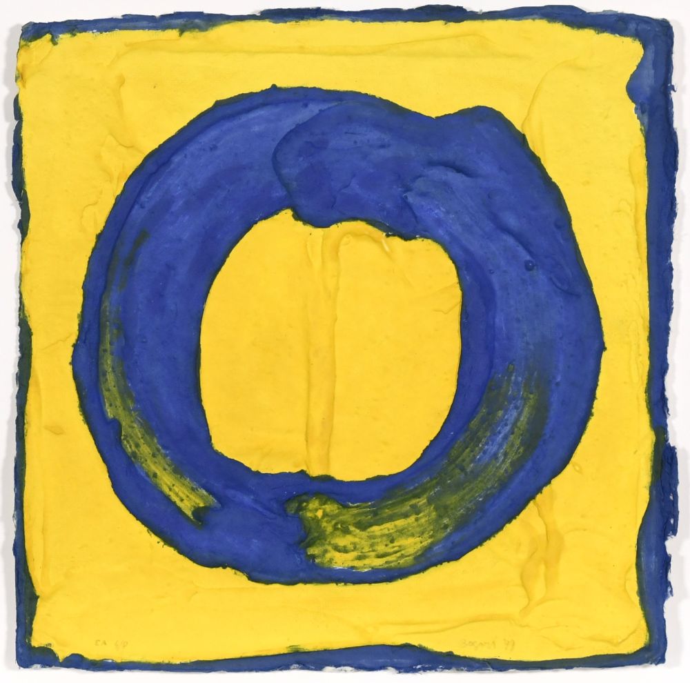 Etching Bogart - Untitled (Yellow – blue)