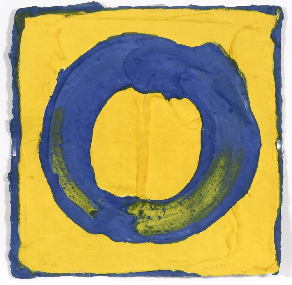 Etching Bogart - Untitled (Yellow – blue)