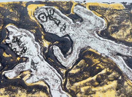 Lithograph Dubuffet - Vacations