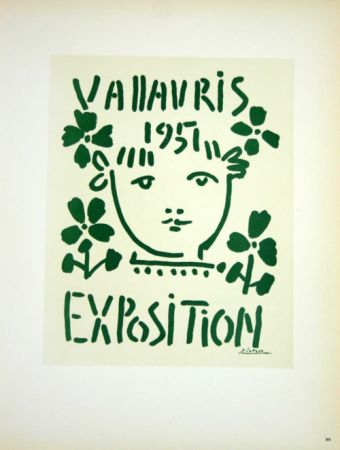 Lithograph Picasso (After) - Vallauris 1957
