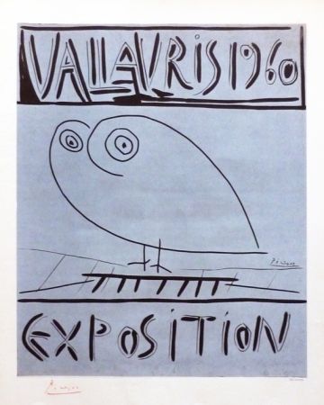 Linocut Picasso - Vallauris 1960