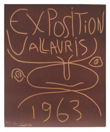 Linocut Picasso - Vallauris 63