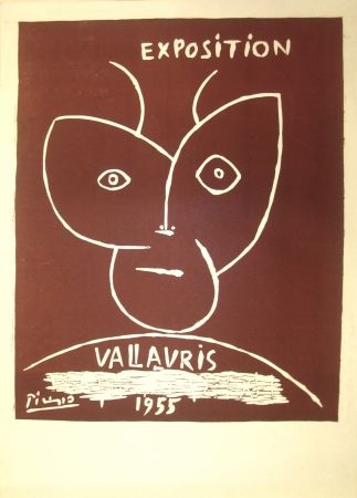 Linocut Picasso - Vallauris Exhibition